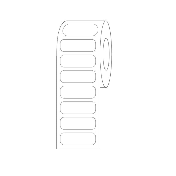 Label Rolls, Cryo, 21x7mm, for 0.5mL Tubes, White, 1500PK